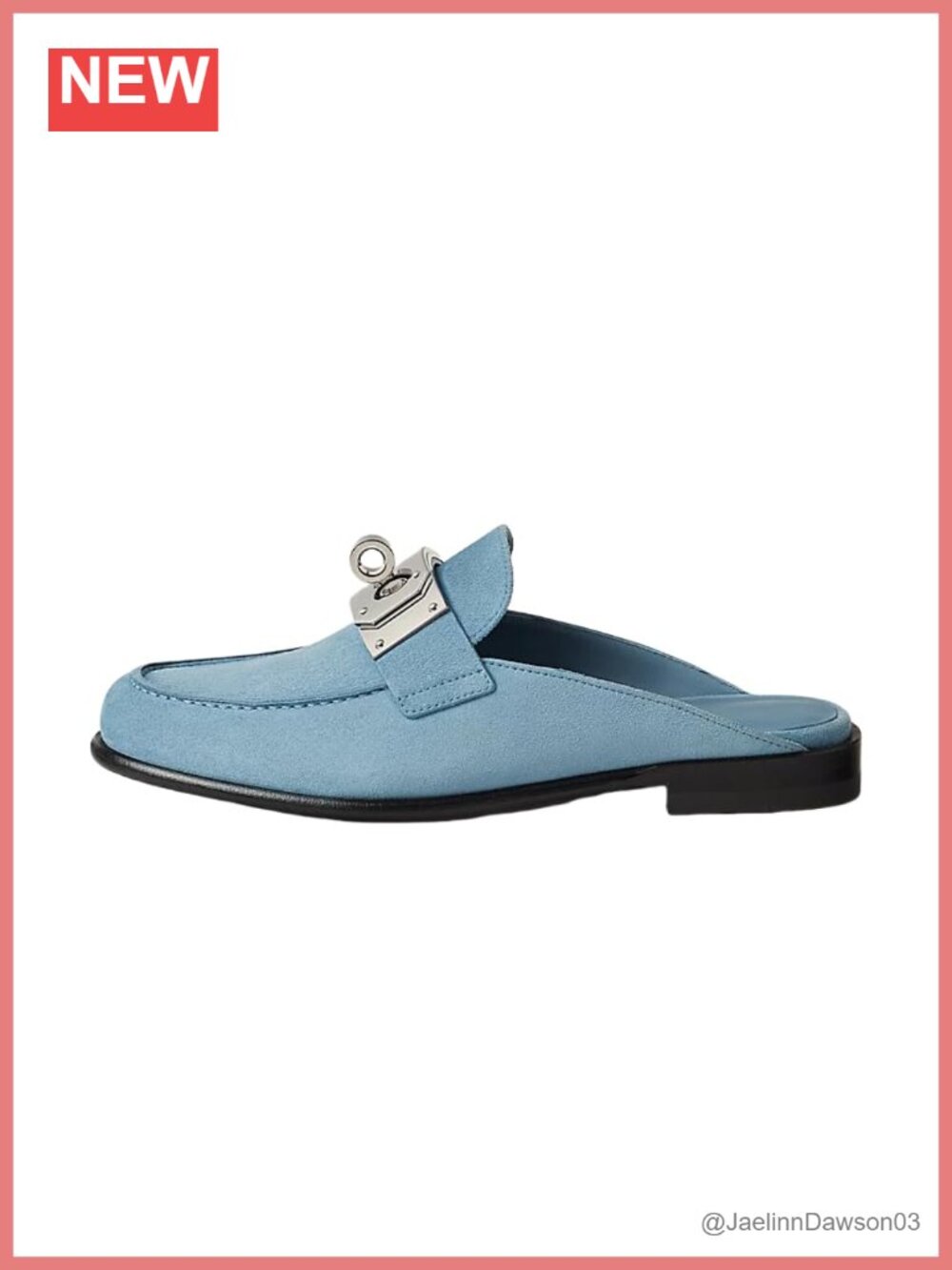 Women's Mules Flats Backless Loafers Buckle Suede Slip On Comfort Shoes